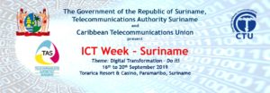 Banner for ICT Week - Suriname